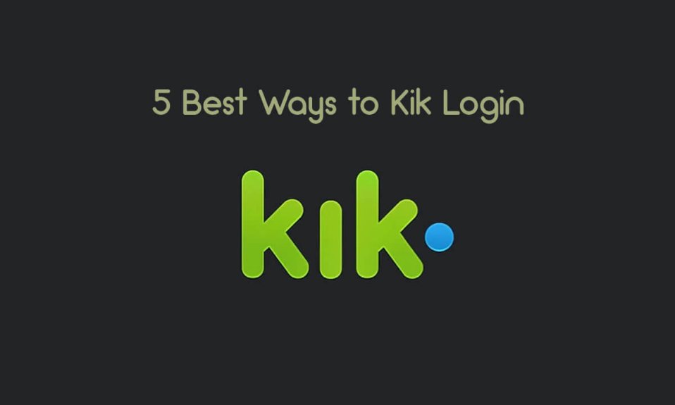 kik login