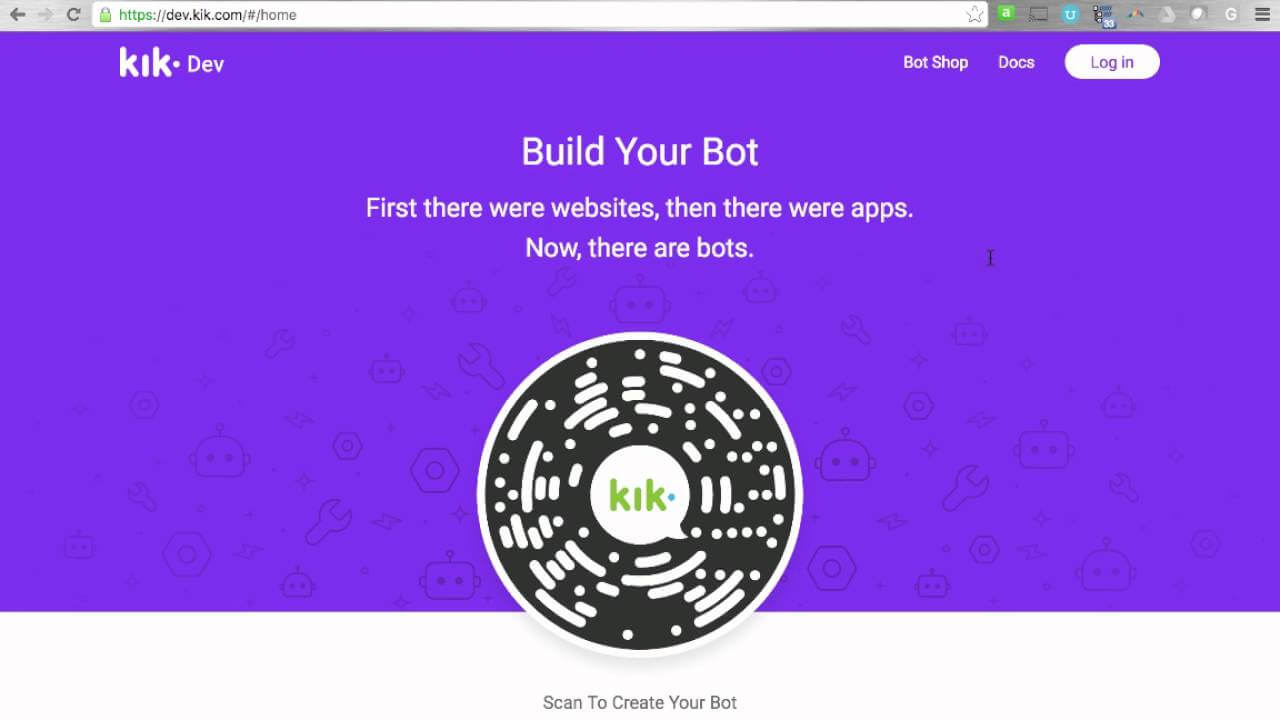 how to built a kik bots