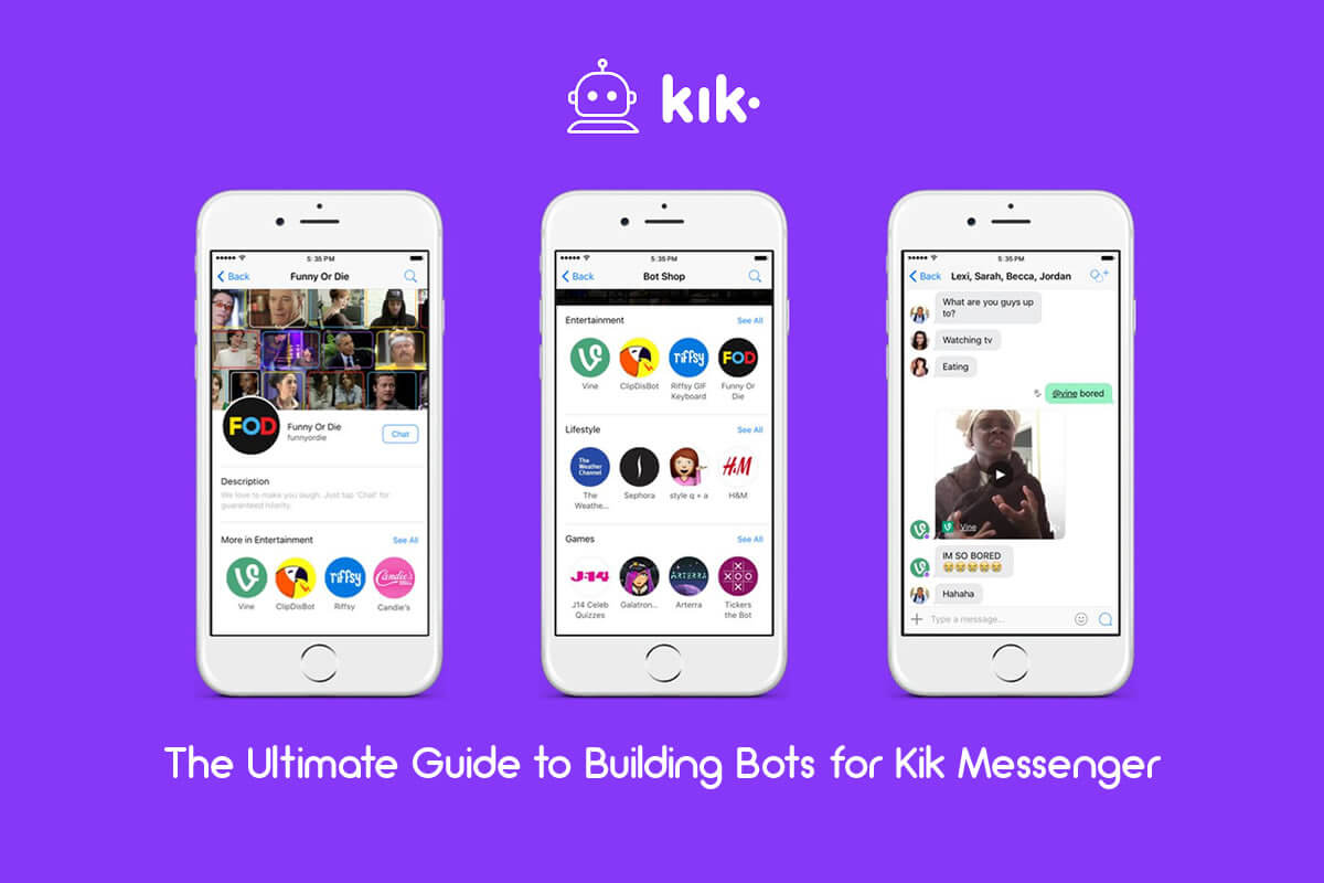 The Ultimate Guide to Building Bots for Kik Messenger - Victoria Milan