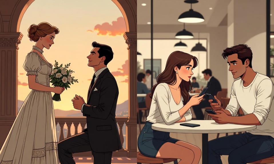 evolution of dating culture,modern dating culture,dating culture over time,swipe culture dating,history of dating,how dating has changed